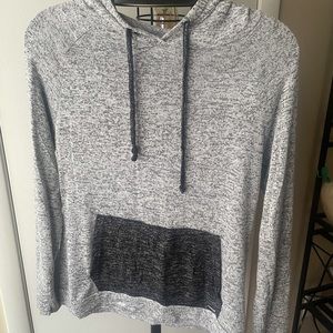 Lightweight hooded long sleeve shirt